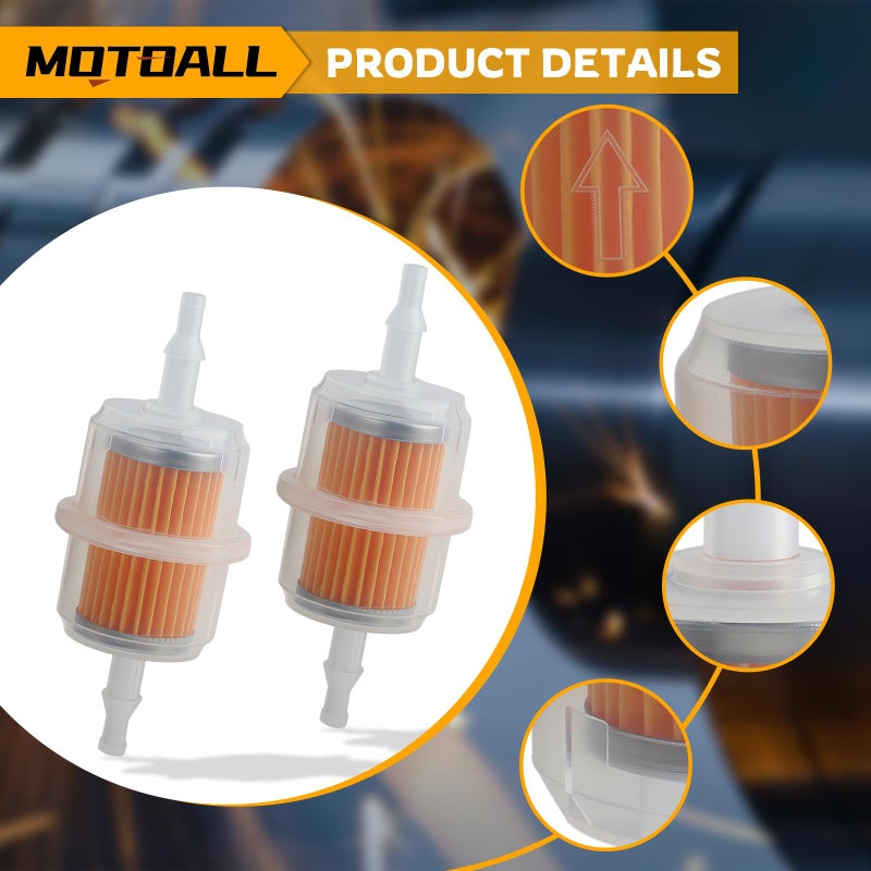 MOTOALL فلتر وقود MOTOALL 24 050 13-S 15 ميكرون لكوهلر CH20S - CH25S، CH670S CH730S CH750S LH640S LH685S LH690S LH750S LH755S، من SV720S إلى SV740S محرك 4 عبوات - Image 4